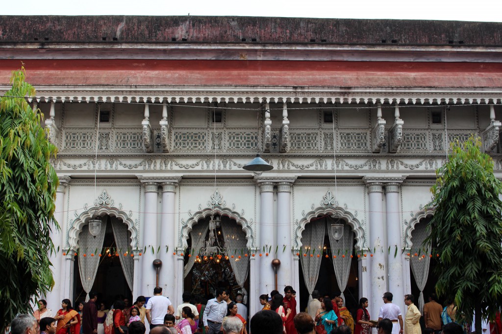 Fachada palacio Sovabazar Rajbati