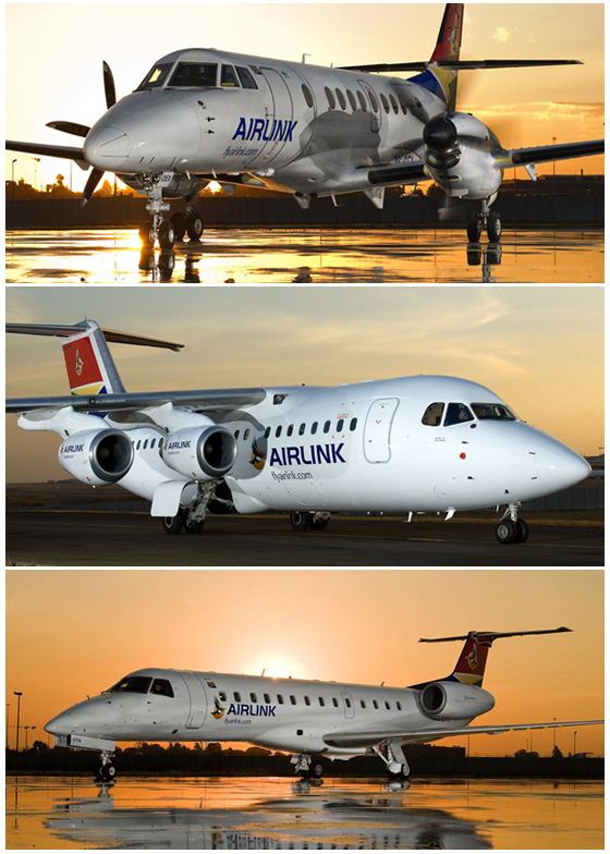 Embraer 135, Avro RJ85 y Jetstream 4100