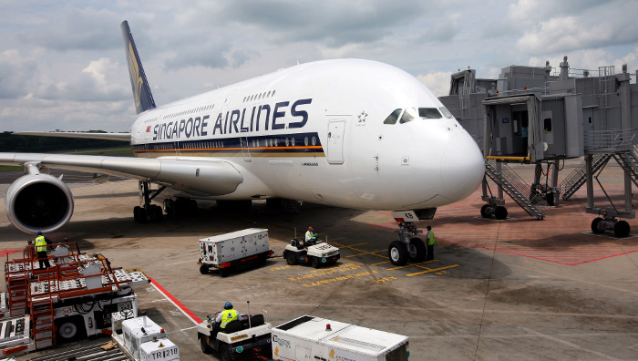 A380 en Changi