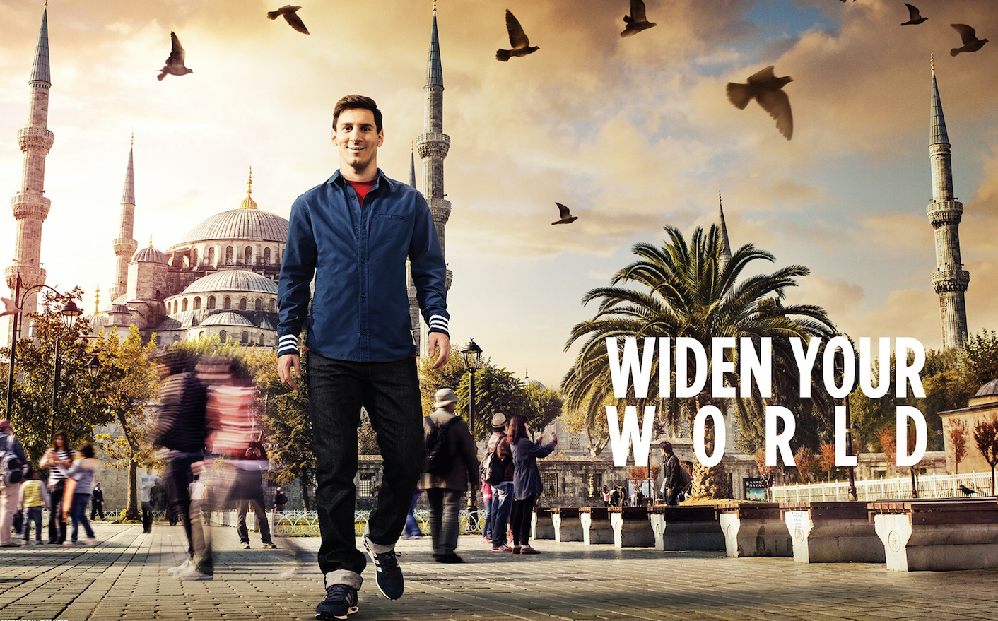 Lema de Turkish Airlines: "Widen your world"