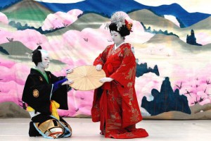 Escena de kabuki