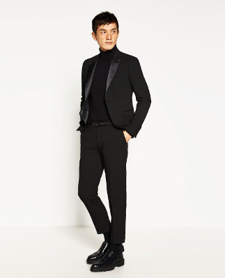 Ajustado y moderno: así es el tuxedo de Zara.