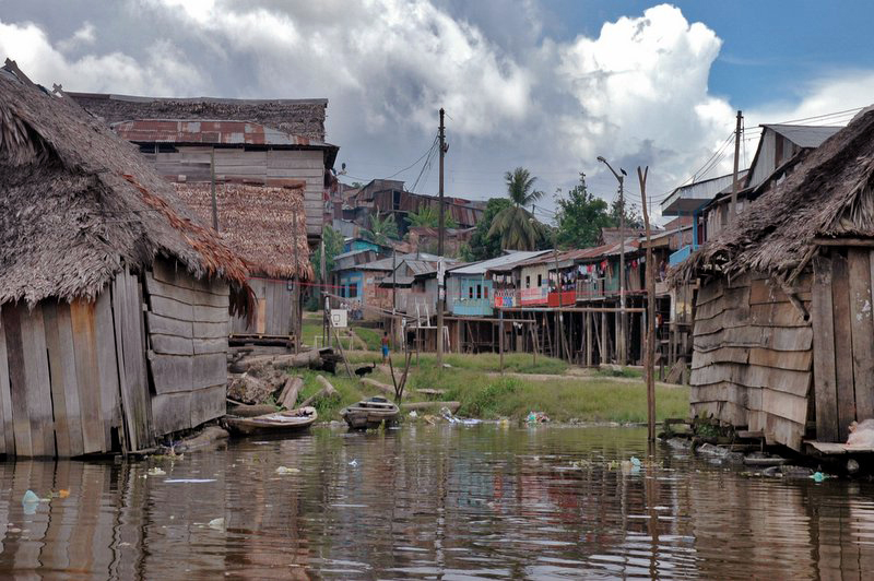 Barrio de Belén en Iquitos.