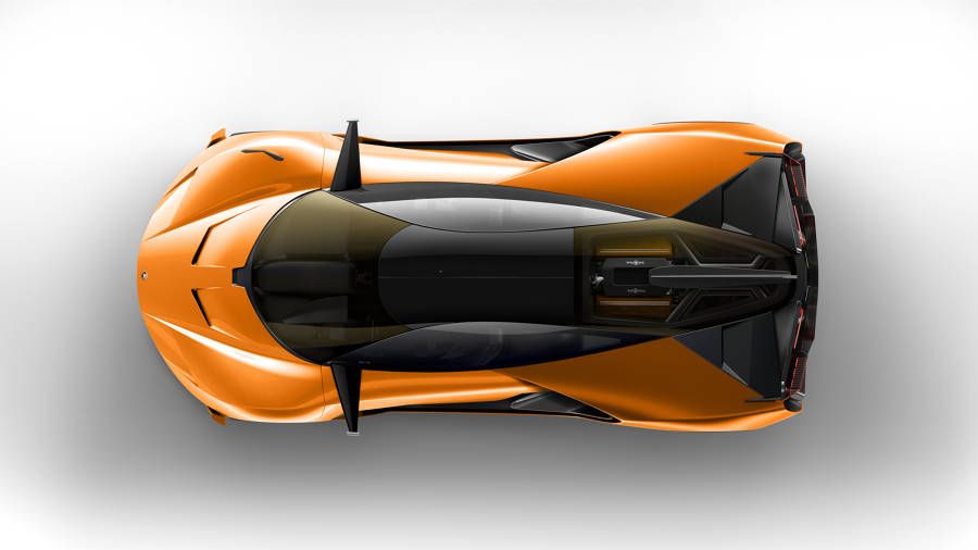 De estética contundente e imponente, el Aero-GT3 ha sido diseñado por Bruno Belamich, director creativo de Bell & Ross.