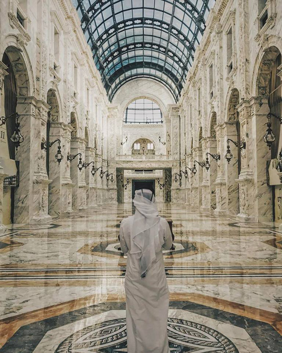 Mall ALHAZM, abierto esta pasada primavera. El complejo fue construido con más de 41.000 toneladas de mármol y piedra, enviadas a Qatar desde Jerusalén y la Toscana.