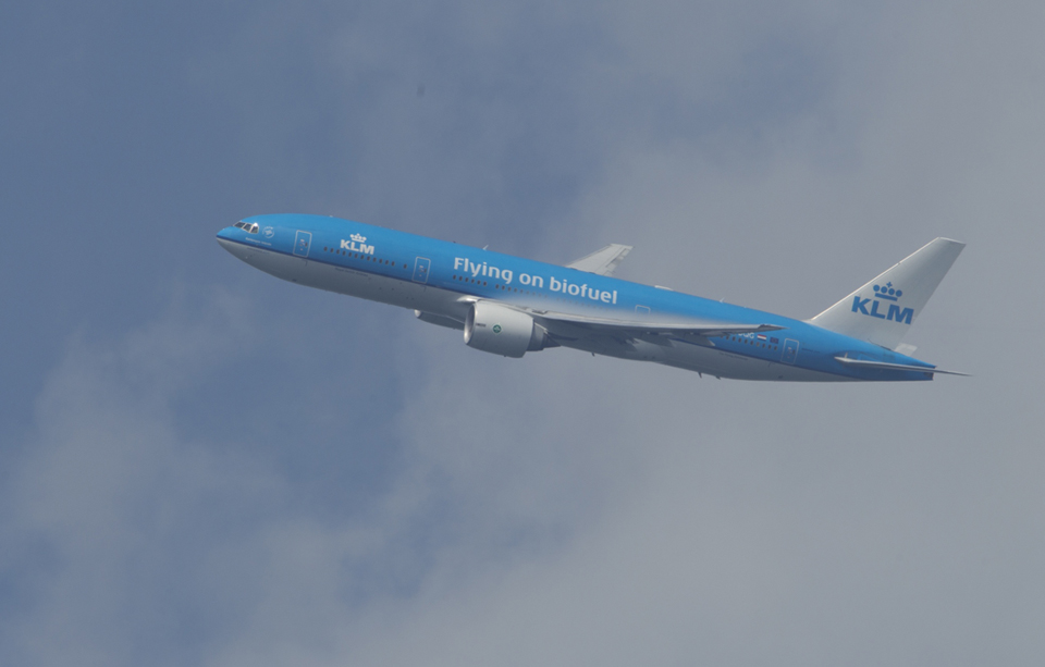 Avión KLM Biofuel