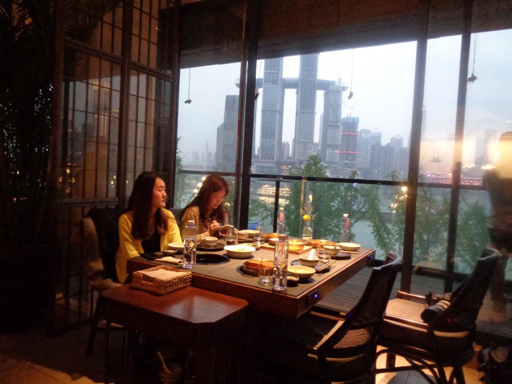 Chongqing probablemente ostente el record del mayor número de restaurantes por habitante. 