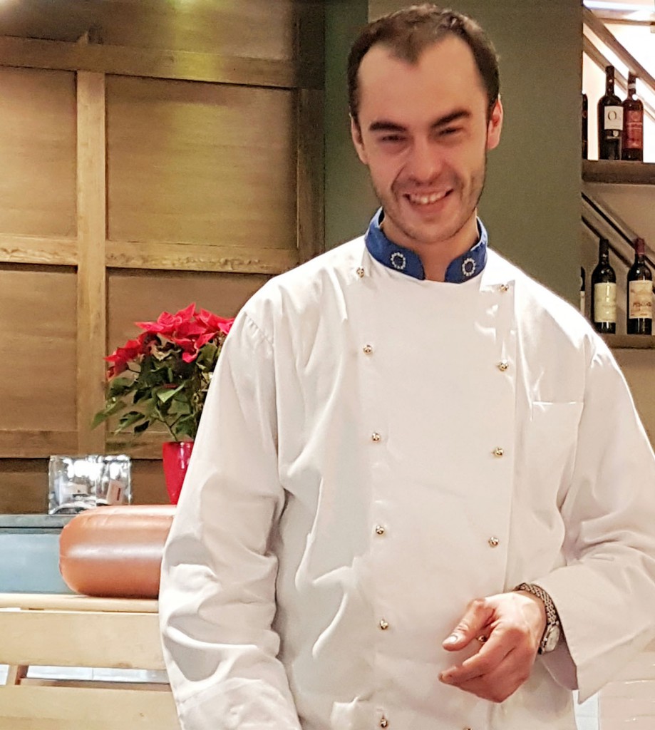 El chef veneciano Stefanao Franzin.