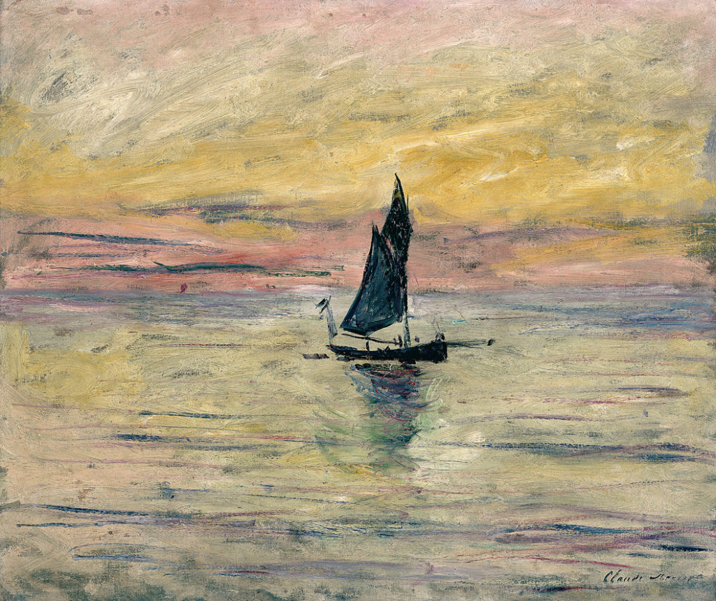 "El velero", de Monet.